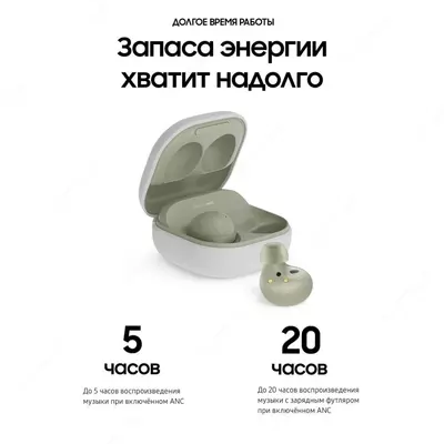 Беспроводные наушники SAMSUNG Galaxy BUDS 2 olive