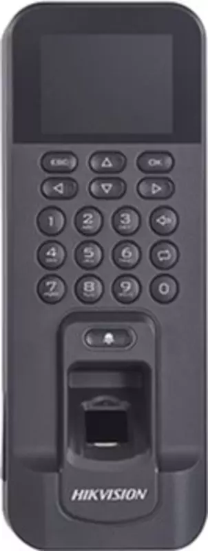 Сканер отпечатков пальцев Hikvision DS-K1T804BEF со считывателем карт
