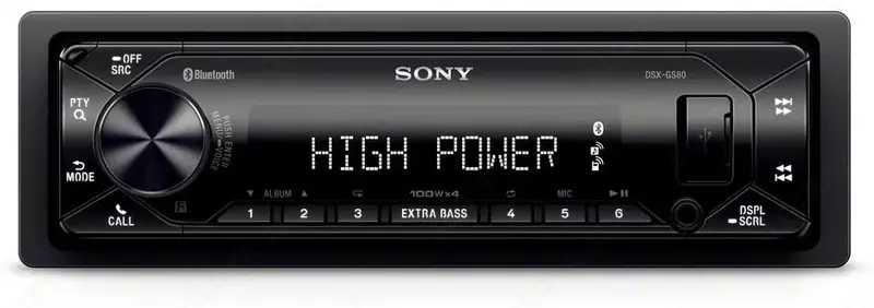 Автомобильный медиа-ресивер SONY DSX-GS80 1 DIN 4x100 Вт  CD