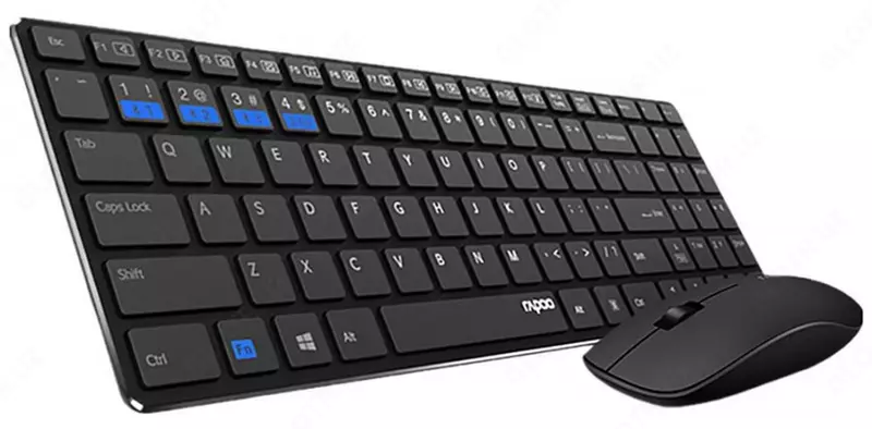 Sichqoncha klaviatura Rapoo 9300M BLACK