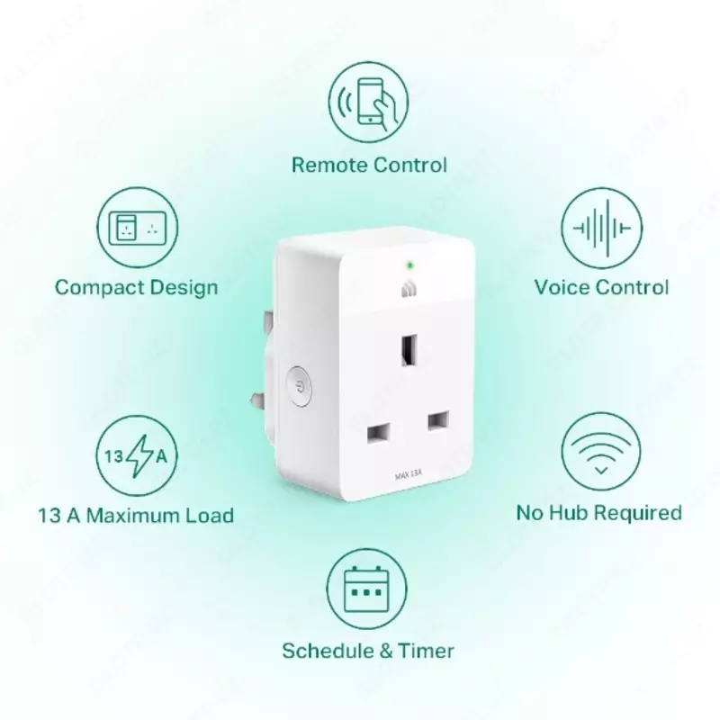 Умная розетка TP-LINK KP105 Kasa Smart Wi-Fi Plug Slim