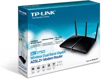 Wi-Fi router TP-LINK Archer D7 AC1750 Wireless Dual Band Gigabit ADSL2+ Modem Router Chakana savdo