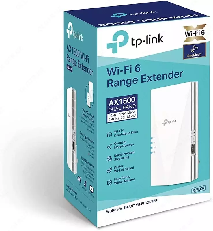 Wi-Fi усилитель сигнала (репитер) TP-LINK RE500X