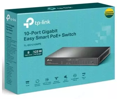 Kommutator TP-LINK TL-SG1210MPE