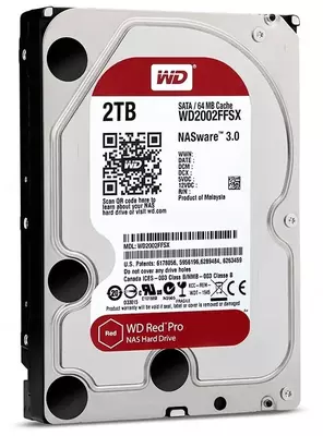 Жесткий диск HDD 2000Gb Western Digital WD2002FFSX Red PRO