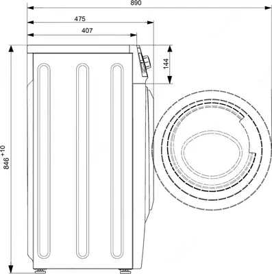 Стиральная машина ATLANT СМА 70У109-00 7 кг
