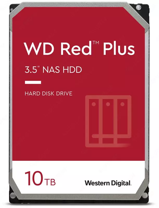 Жесткий диск HDD Western Digital Red Plus™ WD101EFBX 10 ТБ 3,5