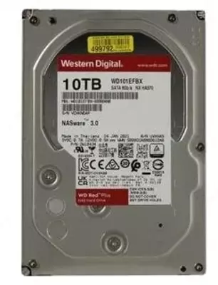 Жесткий диск HDD Western Digital Red Plus™ WD101EFBX 10 ТБ 3,5