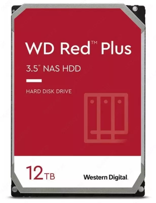  Жесткий диск HDD Western Digital Red Plus™ WD120EFBX 12 ТБ 3 5 - 