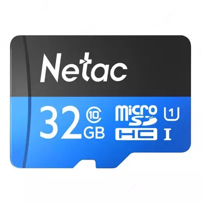 Netac P500 Class 10 32G Micro SDHC TF 80MB/s xotira kartasi