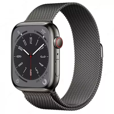 Смарт часы Apple Watch 8/45 Stainless Steel Milanese Loop