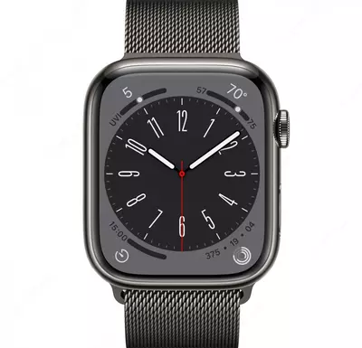 Смарт часы Apple Watch 8/45 Stainless Steel Milanese Loop