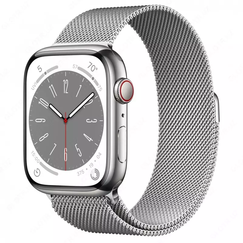 Смарт часы Apple Watch 8/45 Stainless Steel Milanese Loop