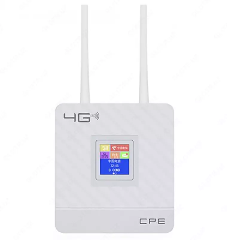 Simsiz Wi-Fi router CPE LTE 4G sim-karta uyasi bilan