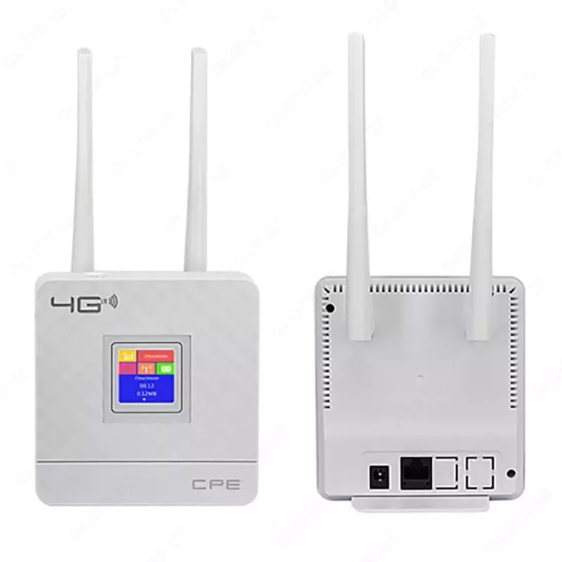Simsiz Wi-Fi router CPE LTE 4G sim-karta uyasi bilan