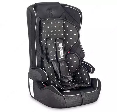 Автокресло Lorelli Explorer группа 1-2-3 от 9 до 36 кг black crowns