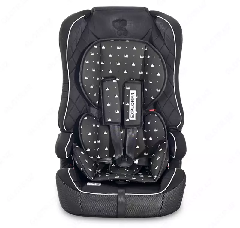 Автокресло Lorelli Explorer группа 1-2-3 от 9 до 36 кг black crowns