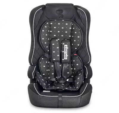 Автокресло Lorelli Explorer группа 1-2-3 от 9 до 36 кг black crowns