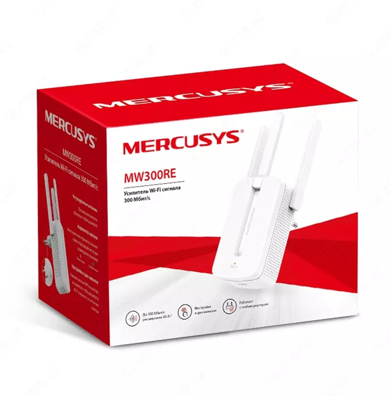 Wi-Fi signal kuchaytirgichi MERCUSYS MW300RE N300