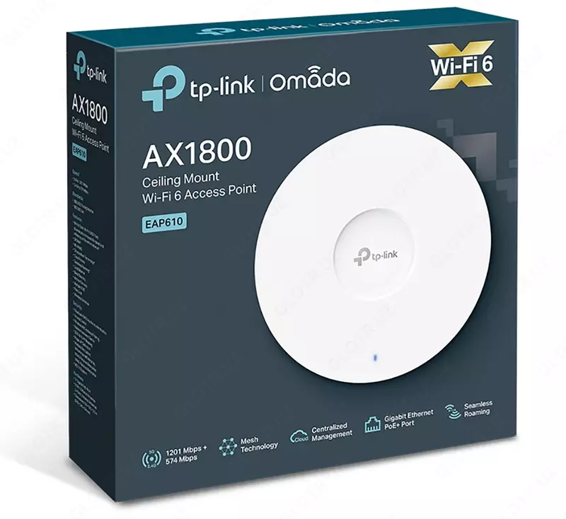 Потолочная точка доступа TP-Link EAP610 AX1800 Ceiling Mount Dual-Band
