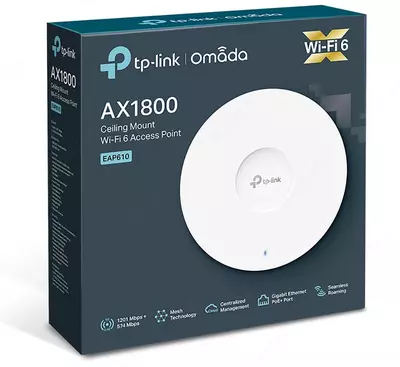 Wi-Fi kirish nuqtasi TP-Link EAP610 AX1800 Ceiling Mount Dual-Band
