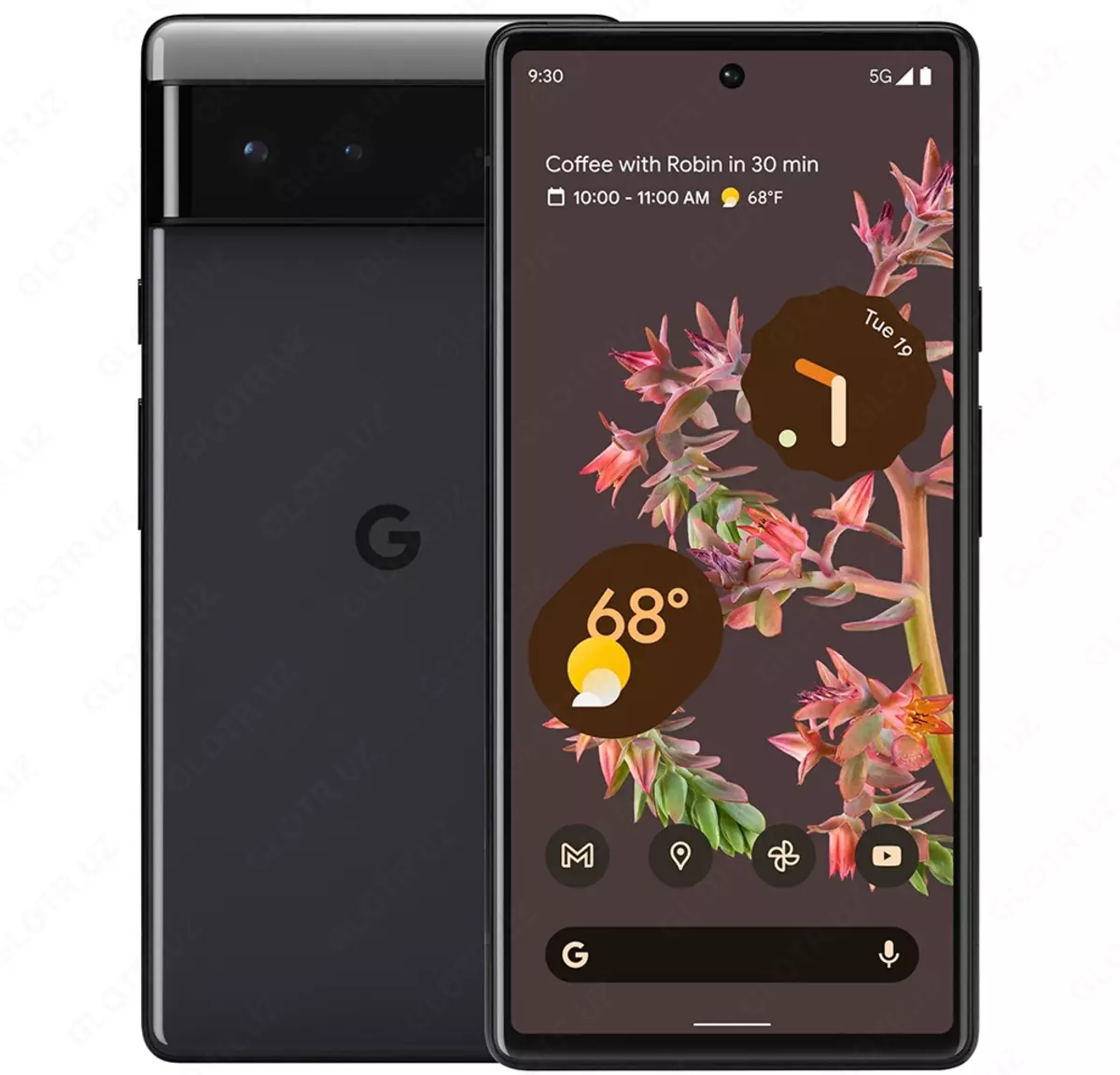 Смартфон GOOGLE Pixel 6 8GB 128GB Stormy Black, цена 7 955 750 сум от  Mytech.uz, купить в Ташкенте, Узбекистан - фото и отзывы на Glotr.uz