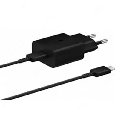 Зарядное устройство SAMSUNG 15W Power Adapter (w C to C Cable) Black