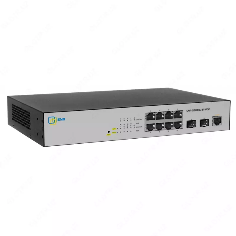 Управляемый POE коммутатор уровня 2 SNR-S2200G-8T-POE