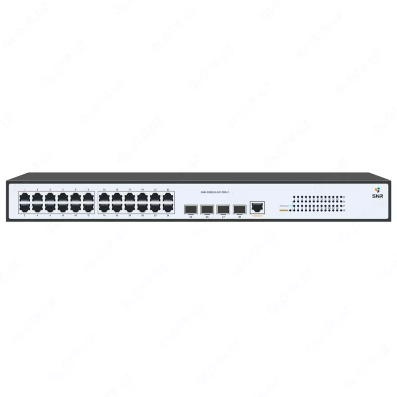 Управляемый POE коммутатор уровня 2 SNR-S2985G-24T-POE-E