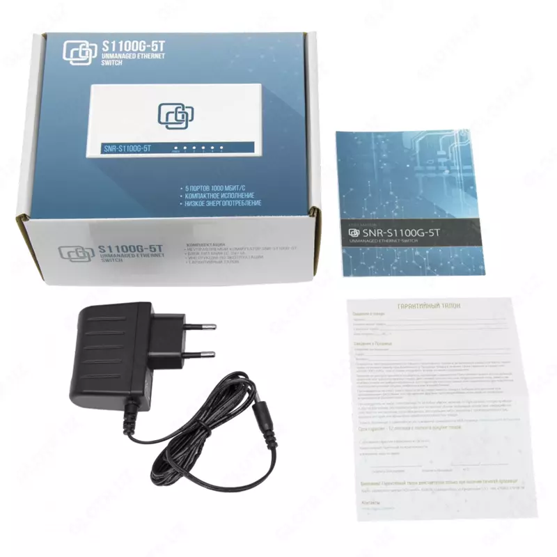 Kommutator Ethernet SNR-S1100G-5T