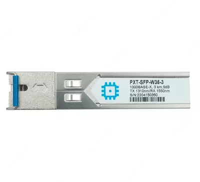 Modul SFP WDM PXT-SFP-W35-3 3 km gacha bo'lgan masofa (6dB), 1310нм