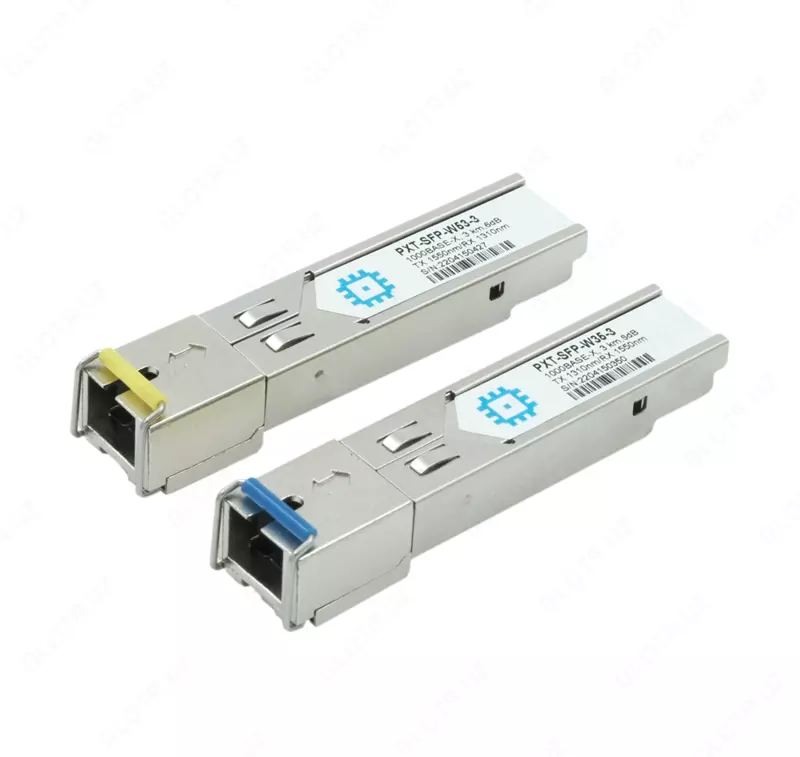 Modul SFP WDM PXT-SFP-W35-3 3 km gacha bo'lgan masofa (6dB), 1310нм