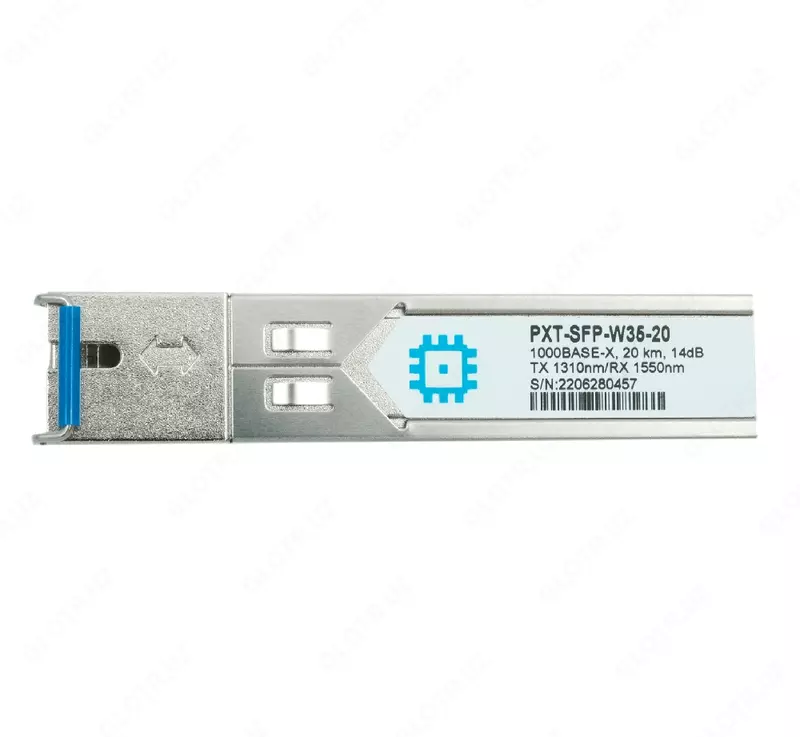 Модуль SFP WDM PXT-SFP-W35-20, дальность до 20км (14dB), 1310нм