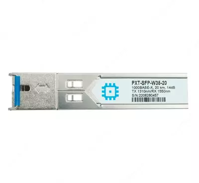 Modul SFP WDM PXT-SFP-W35-20 20 km gacha bo'lgan masofa (14dB), 1310нм