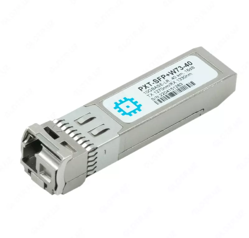 Modul SFP+ optik PXT-SFP+W73-40, 40 km gacha bo'lgan masofa (16dB), 1270нм