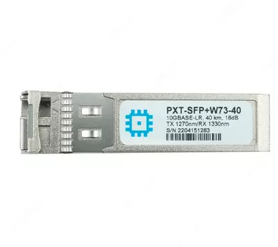 Modul SFP+ optik PXT-SFP+W73-40, 40 km gacha bo'lgan masofa (16dB), 1270нм