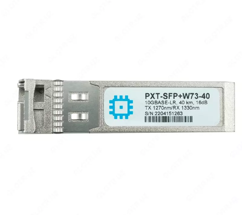 Modul SFP+ optik PXT-SFP+W73-40, 40 km gacha bo'lgan masofa (16dB), 1270нм