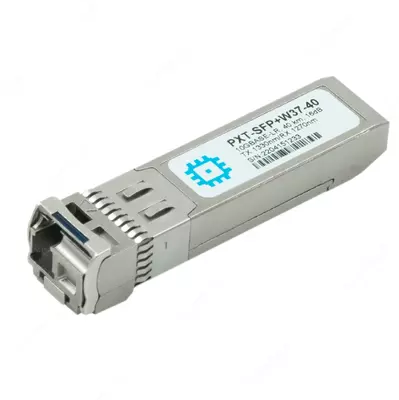 Modul SFP+ optik PXT-SFP+W37-40, 40 km gacha bo'lgan masofa (16dB), 1330нм