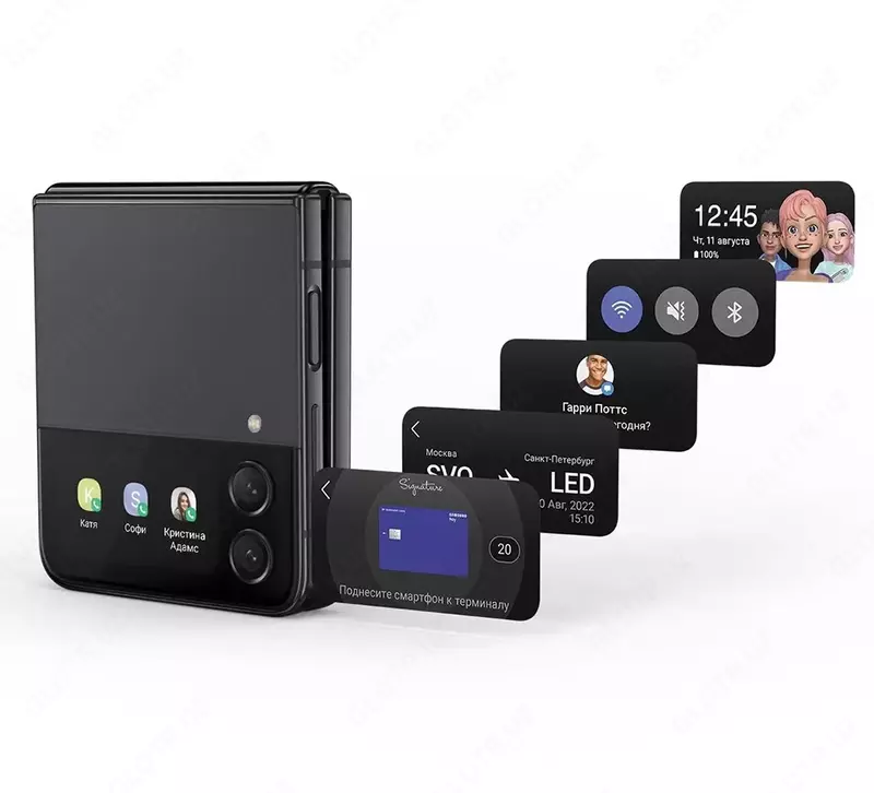  Смартфон SAMSUNG Galaxy Z Flip 4 (F721) 8/128GB (Гарантия 1 год) - 