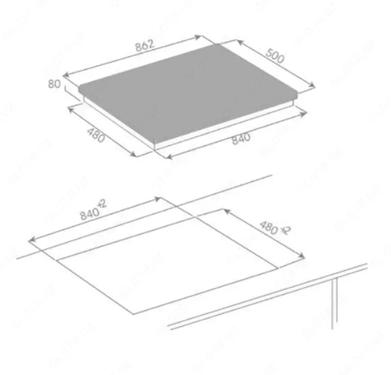 Pishirish panel Goodwell GWP-9566 X