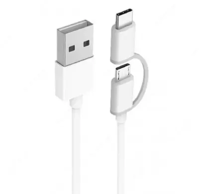 Kabel Xiaomi Mi 2-in-1 USB Cable (Micro USB to Type C) 100cm