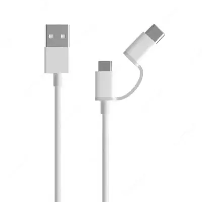 Kabel Xiaomi Mi 2-in-1 USB Cable (Micro USB to Type C) 100cm