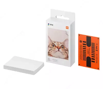 Бумага для фотопринтера Xiaomi Mi Portable Photo Printer Paper (2x3-inch, 20-sheets)