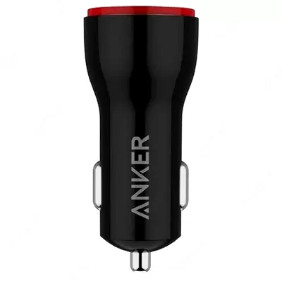 Avtomobil zaryadlovchi Anker PowerDrive 2 24W 2-Port Car Charger Black A2310H11