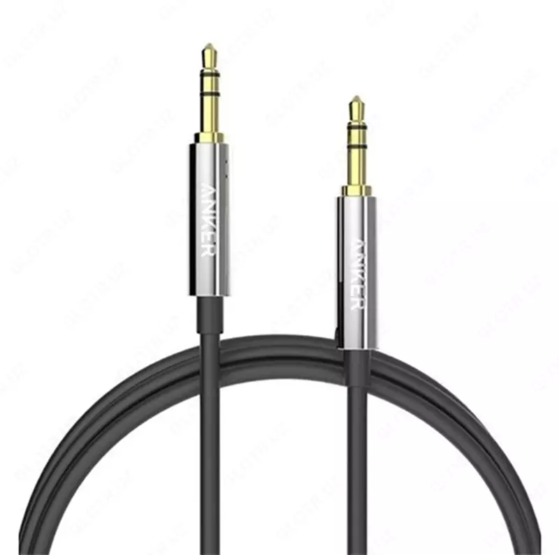 Кабель AUX Anker 3.5mm Male to Male Audio Cable 4ft Black A7123H12