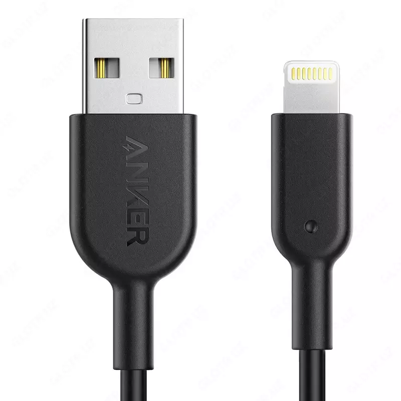 USB кабель Anker Powerline II with lightning connector 3ft C89 Black A8432H12