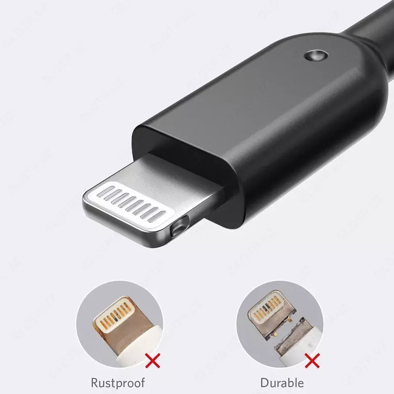 USB кабель Anker Powerline II with lightning connector 3ft C89 Black A8432H12