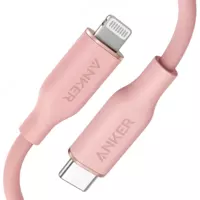 USB кабель Anker PowerLine III Flow USB-C with Lightning Connector 3ft Pink A8662H51 - 300 000 сум
