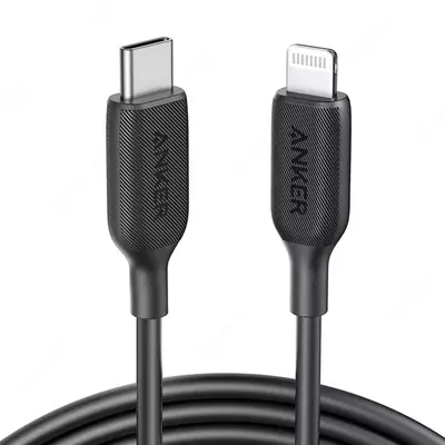 USB kabeli Anker PowerLine III USB-C to Lightning 2.0 Cable 3ft Black A8832H11