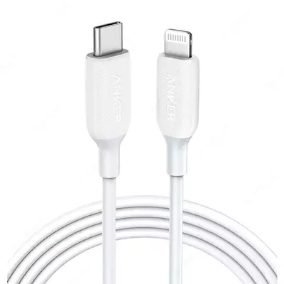 USB кабель Anker PowerLine III USB-C to Lightning 2.0 Cable 6ft White A8833H21 USB кабель Anker PowerLine III USB-C to Lightning 2.0 Cable 6ft White A8833H21